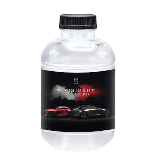 Botella Barcelona rPET 25cl - Etiq. Papel Todo Color