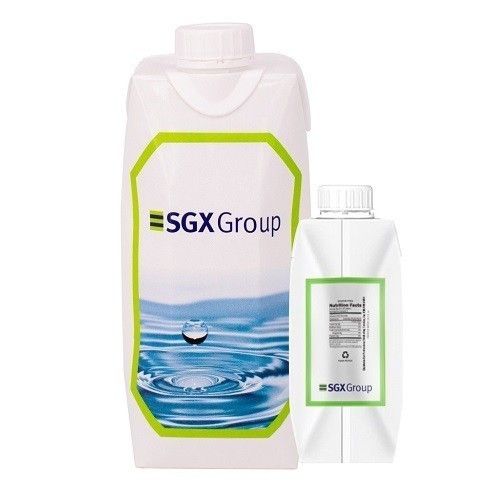 Brick Agua 50cl - Adhesivo todo color 2 caras
