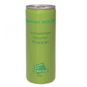 Lata Agua Aluminio 25cl - Impresión directa todo color mate